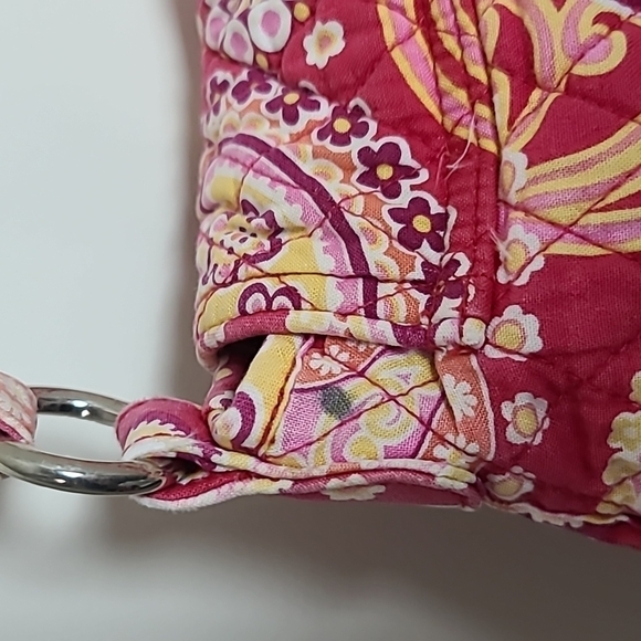 Vera Bradley pink paisley shoulder bag - Picture 6 of 9